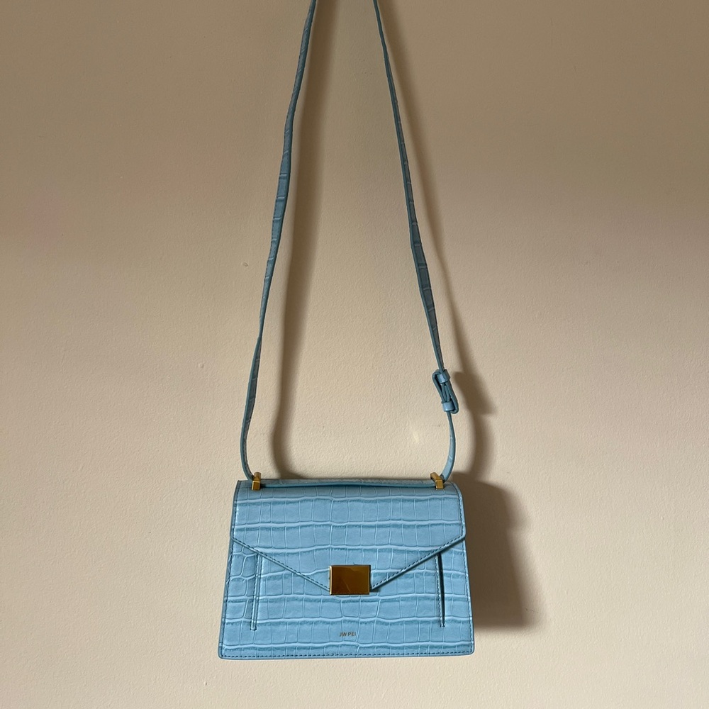 Authentic JW PEI Lilian Blue Slip Bag